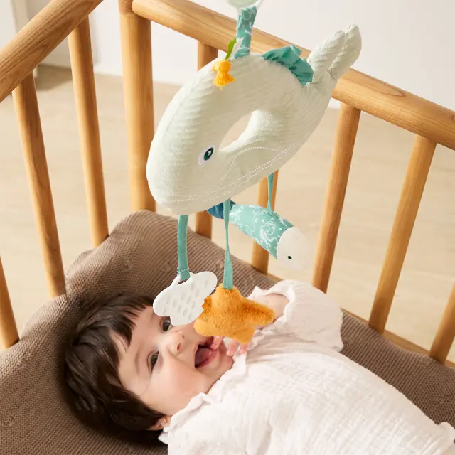 MINILAND ΚΡΕΜΑΣΤΟ ΠΑΙΧΝΙΔΙ ΦΑΛΑΙΝΑ - BABY SEA HANGING TOY 3