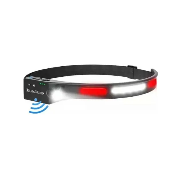 Φακός κεφαλής LED - White/Red - 5808 - 200514