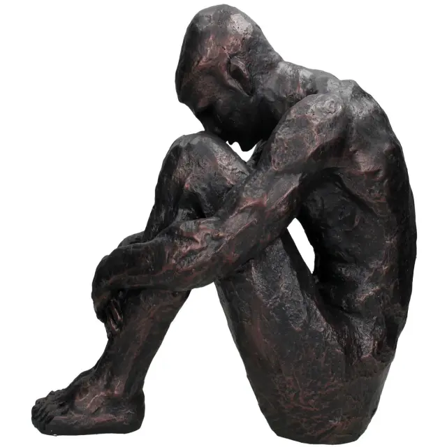 Διακοσμητικό Φιγούρα Μπρονζέ Polyresin 40.2x22.7x33.5cm 2