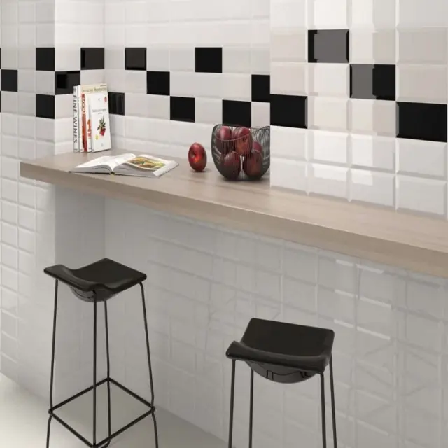 Πλακάκι Metro Bizoute Black 10x20 2