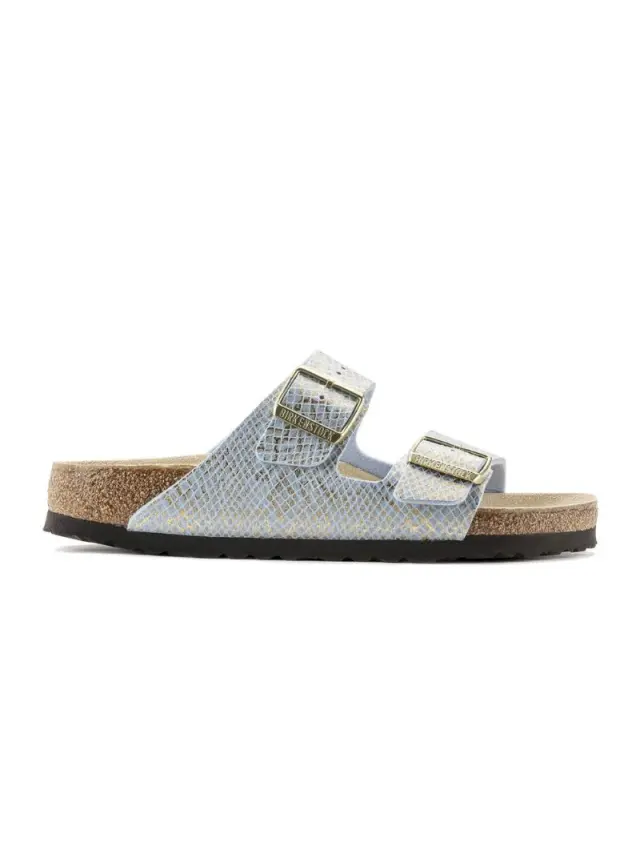 Birkenstock Πέδιλα Γυναικείο Microfiber Μπλέ BIR/ARIZONA PYTHON 1021463 DUS BLU 3