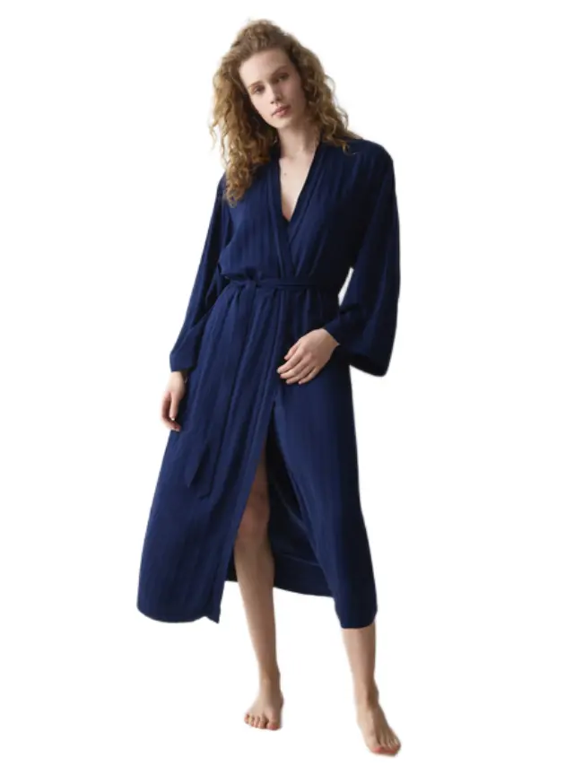 Triumph Amourette Jacquard Long Robe γυναικεία ρόμπα 10229483-1