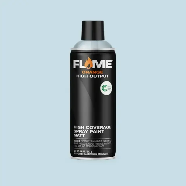 Flame Orange Spray Paint 400ml FO-613 Aqua Pastel Light