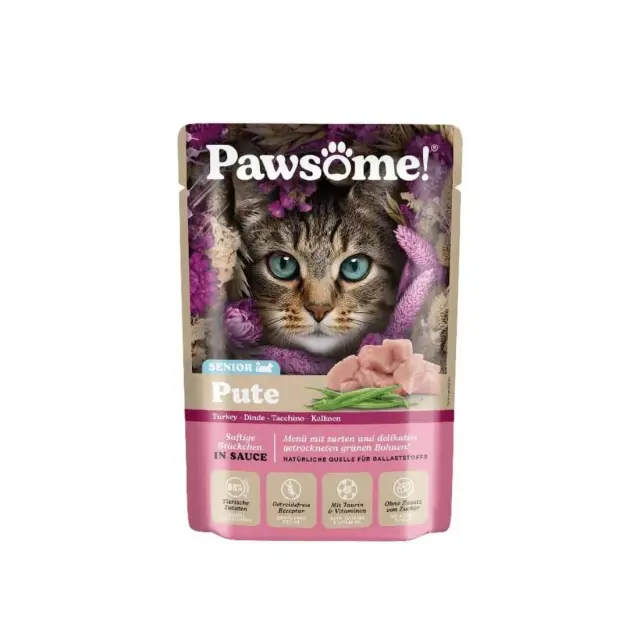 Pawsome Senior Γαλοπούλα 85gr