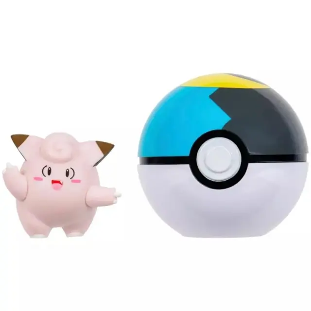 Φιγούρα Pokemon - Poke Ball Clip N Go Clefairy & Moon Ball JW095057-W22 2