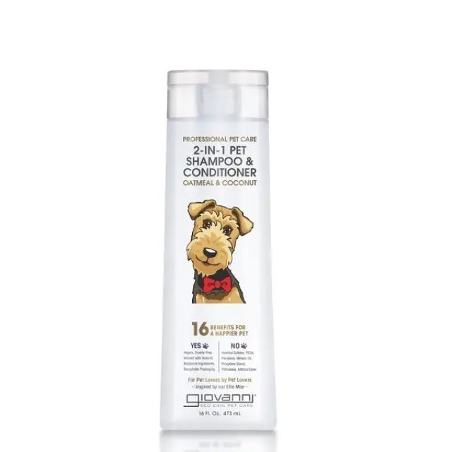 Giovanni Professional Σαμπουάν & Conditioner 2 σε 1 για Kατοικίδια με Βρώμη & Καρύδα 473ml