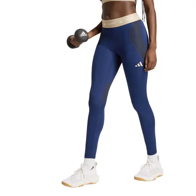 adidas Performance Women's TechFit Color Block 7/8 Tight Μπλε Σκούρο KR3529 (adidas Performance)