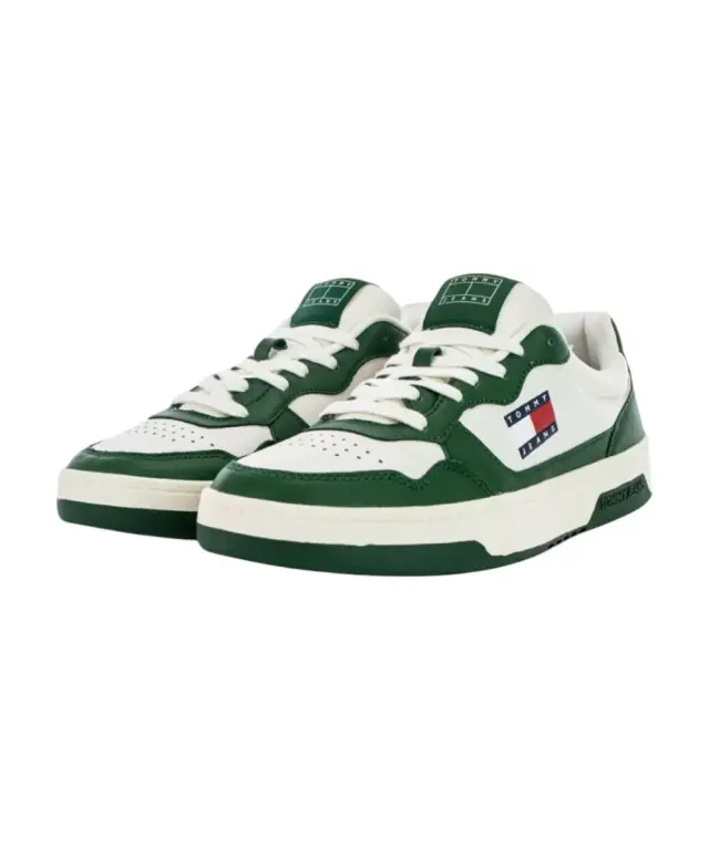 Tommy Hilfiger - Ανδρικά Sneakers Cupsole Leather Ess EM0EM01443-YBI Πράσινο 3