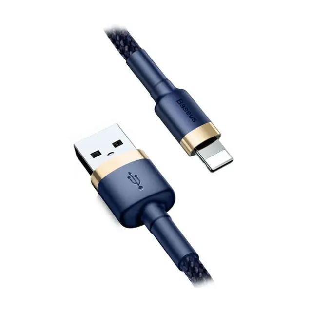 Baseus Cafule USB-A / Lightning 2.4A QC 3.0 Cable 1m Blue/Gold (CALKLF-BV3)