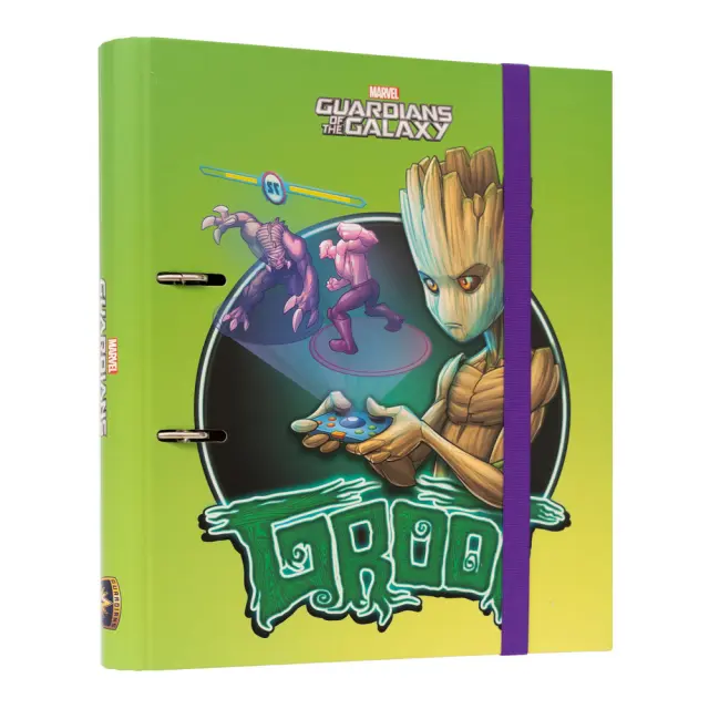 Ντοσιέ/Κλασέρ 2 κρίκων με λάστιχο MARVEL GROOT Premium Folder C2AT0047