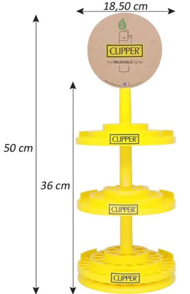 Clipper Stand Carrousel για 144 αναπτήρες Clipper 2