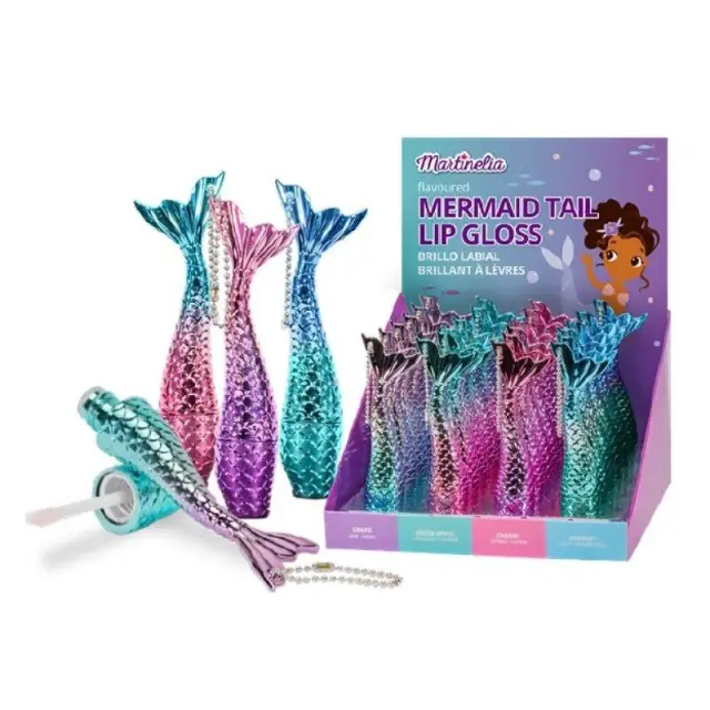 Martinelia Mermaid Tail Lip Balm με Πινελάκι 1.9gr(Διάφορες Γεύσεις)