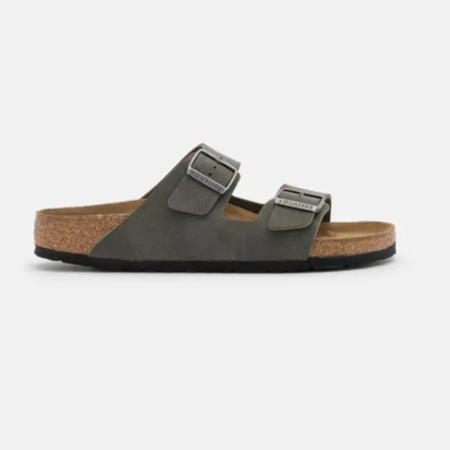 Birkenstock Πέδιλα Unisex Birko-Flor(ανθεκτικό υλικό της Birkenstock-επιτρέπει την επαφή με το νερό) Πράσινο BIR/ARIZONA 1000373 EMERALD - 38