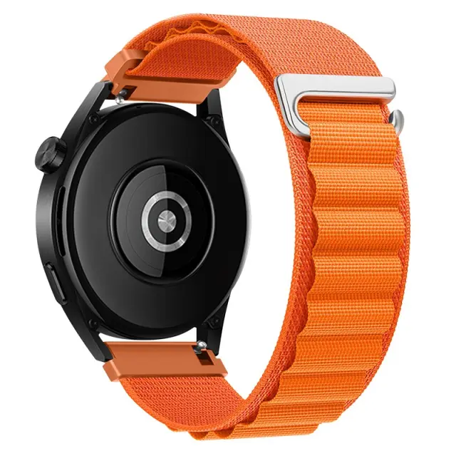 Watchband Hoco WH05 Climbing Series από Nylon για Samsung Huawei Xiaomi Vivo OPPO κα 20mm Universal Πορτοκαλί Herbolive