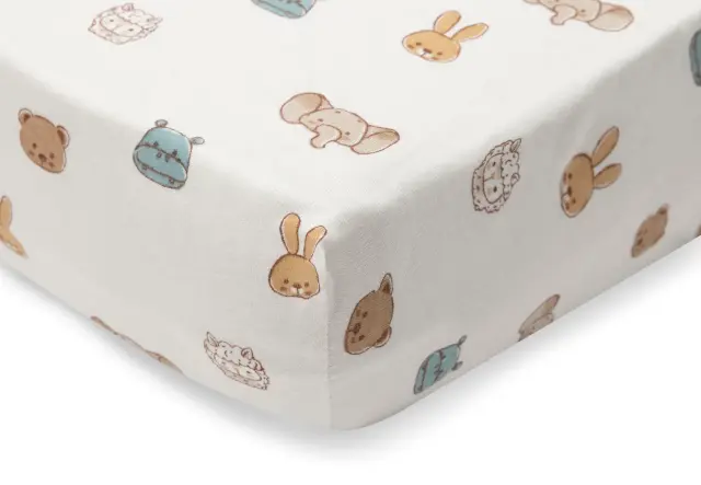 Jollein: Fitted Sheet - Jersey - Jollies σεντόνι κούνιας με λάστιχο 70/75x140/150cm