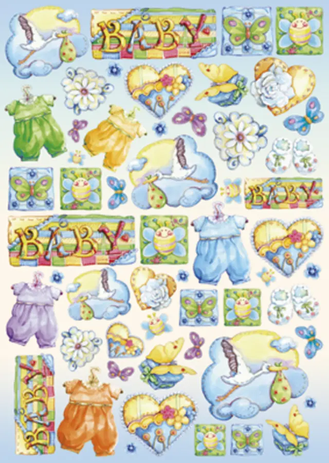 Χαρτί για decoupage 50x70cm Baby Boy