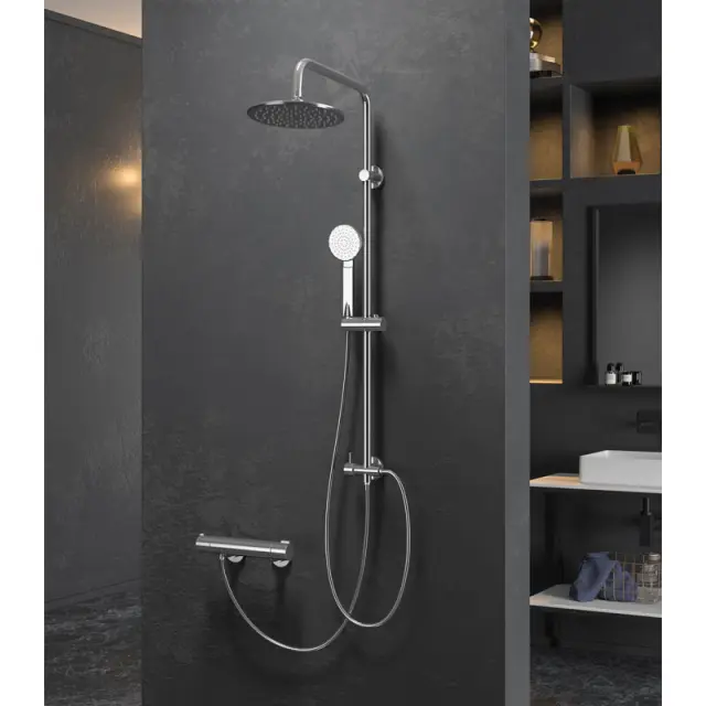 Κολώνα σταθερού ντους ELENI C6617 CHROME