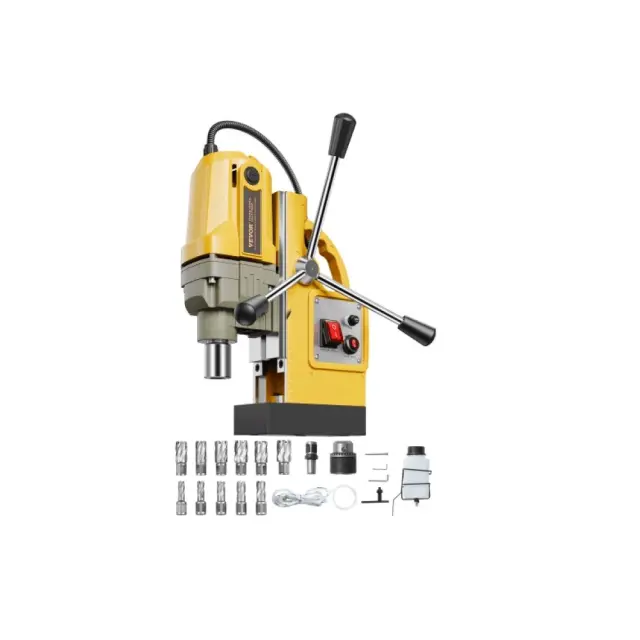 Μαγνητικό Δράπανο Vevor 1100W με 6 Κοπίδια HSS