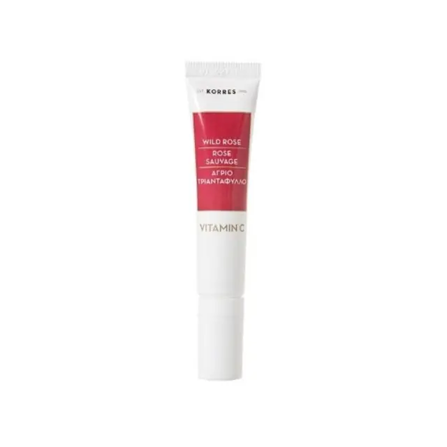 Korres Wild Rose Vitamin C Brightening First Wrinkles Dark Circles Eye Cream 15ml (Κρέμα Ματιών με Ενισχυμένη Δράση)) 2