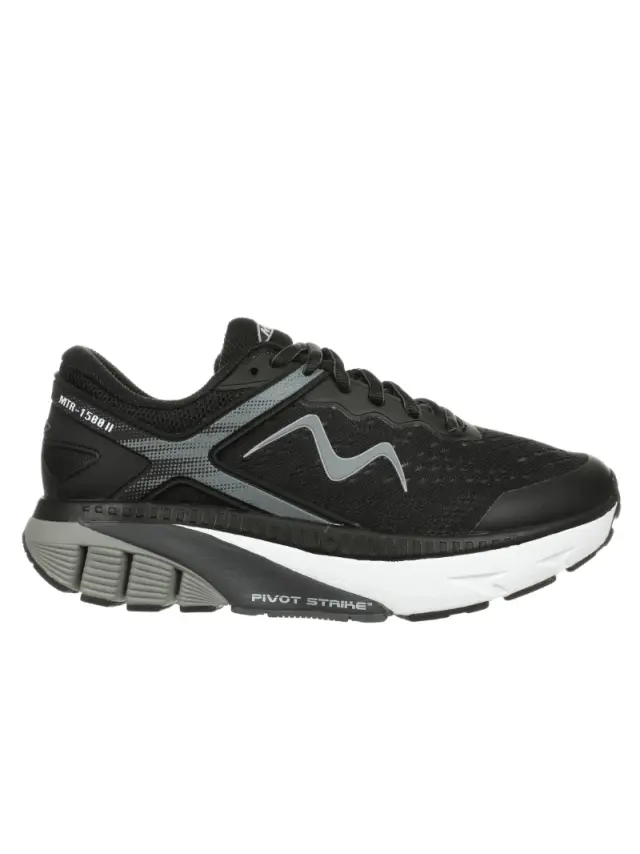 MBT Sneakers Γυναικείο ύφασμα Μαύρο MBT/1500 LACE UP BLACK 3