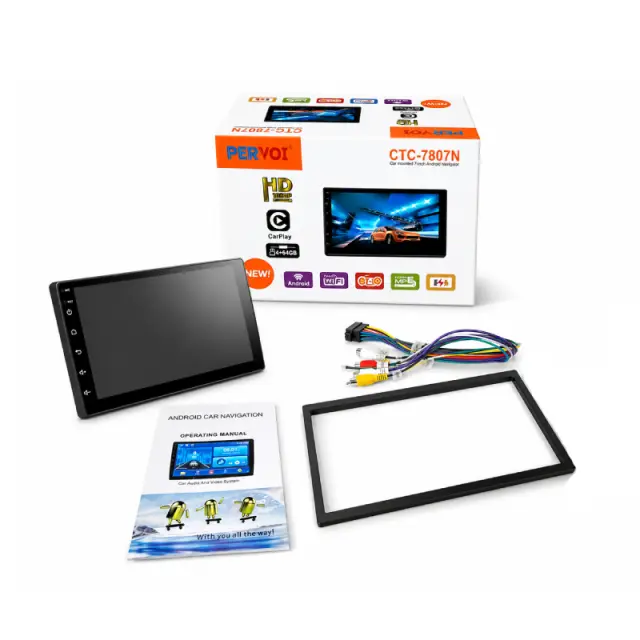 PerVoi Οθόνη Αυτοκινήτου 7" Android 15 με GPS, Wi-Fi & CarPlay CTC-7807N - 7" Android 15 Car Multimedia Player with GPS, Wi-Fi & CarPlay 014510