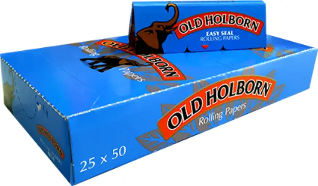 Χαρτάκια Old Holborn Fine Weight Blue λεπτό (60 φύλλα) Συσκ. 25 τμχ