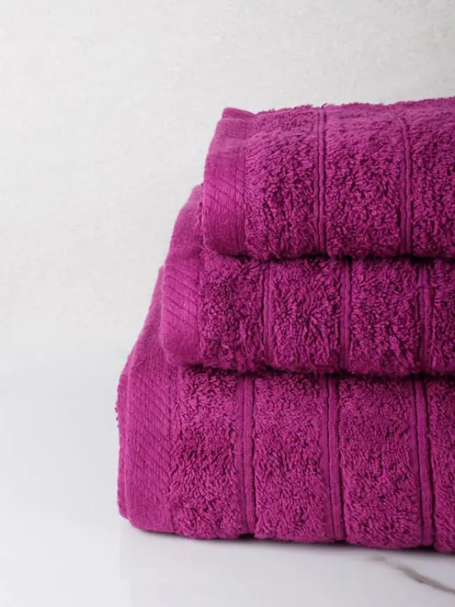 Πετσέτα πενιέ Dory 17 Dark Mauve Σετ 3 τεμ. Sunshine 2