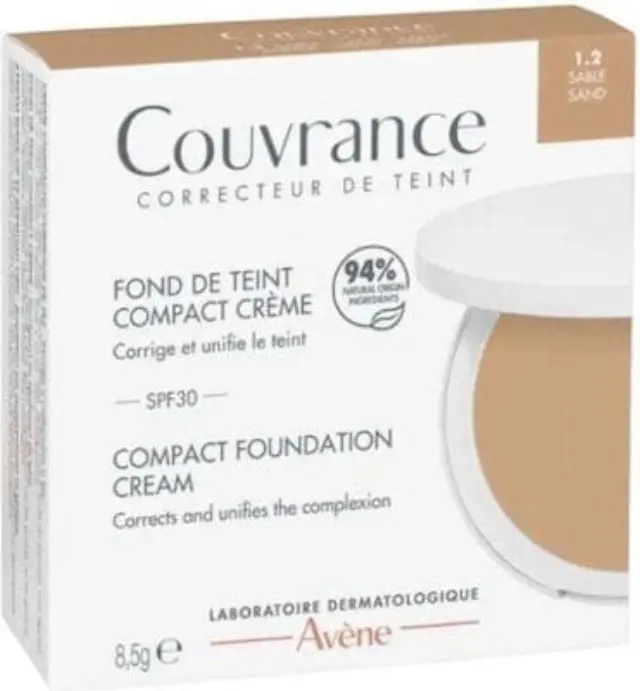Avene Couvrance Compact Make Up SPF30 1.2 Sable 8.5gr
