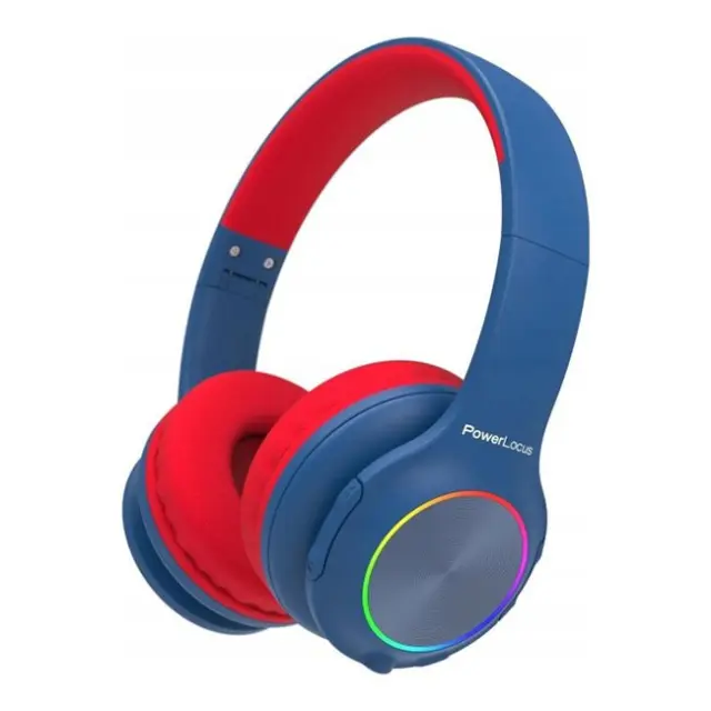 PowerLocus Headset PLED BT LED Blue / Red (PL758329)