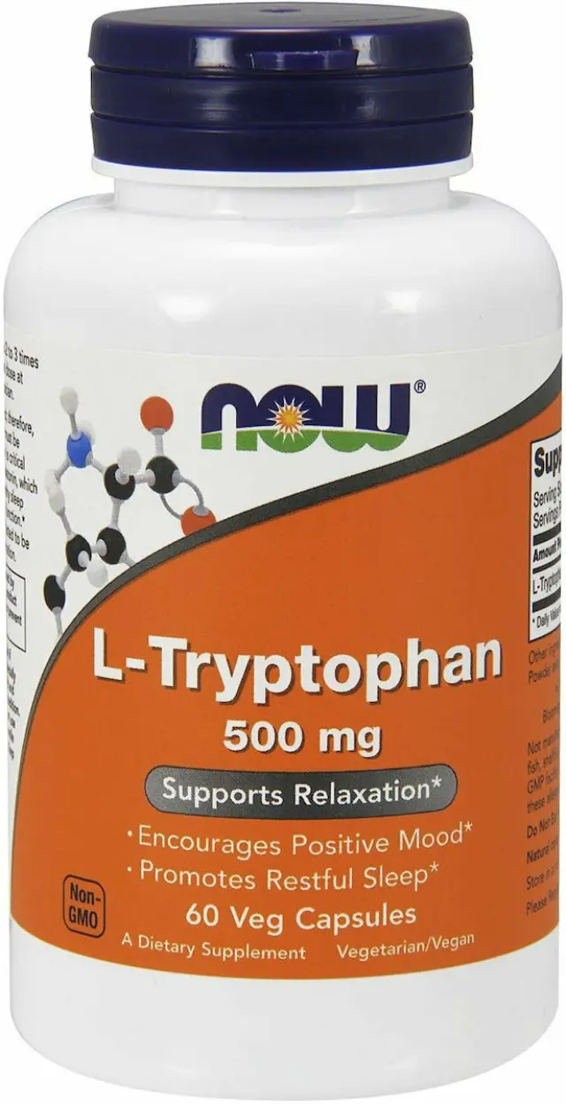 Now Foods L-Tryptophan 500mg 60 φυτικές κάψουλες