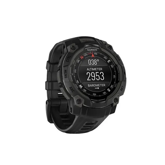 Garmin Instinct 3 AMOLED 3.05 cm (1.2") 45 mm Digital 390 x 390 pixels Touchscreen Black GPS (satellite) 2