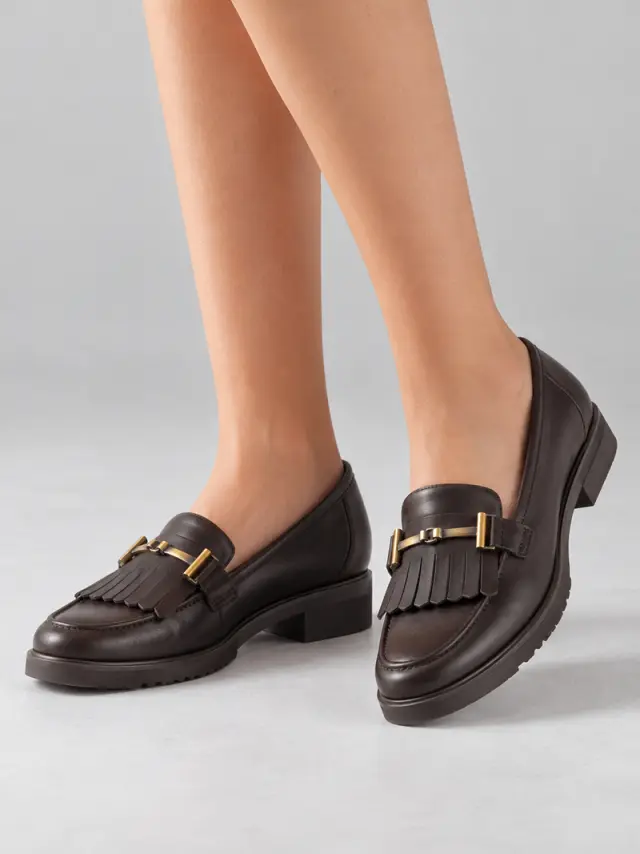 Gabor Μοκασίνια-Loafers Γυναικείο δέρμα Καφέ GAB/401102 005-MORO - 42 2
