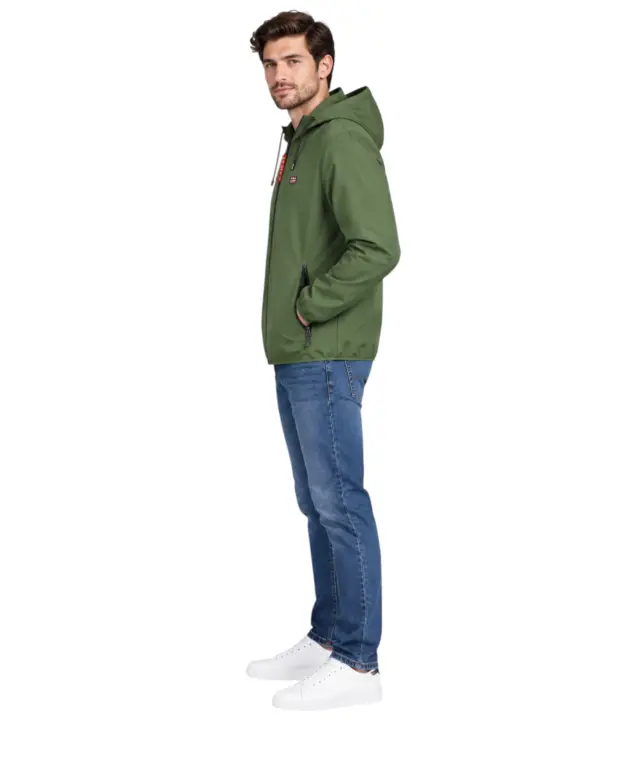 Norway Nautical School - Ανδρικό Μπουφάν Soft Shell 833921-ARMY Πράσινο 3