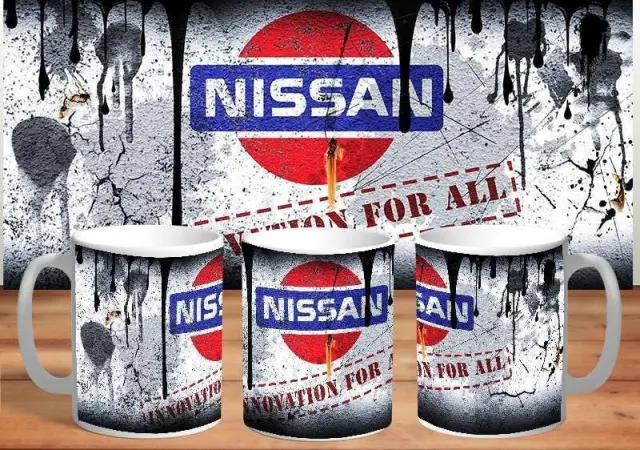 κούπα nissan κεραμική 330ml λευκη με συσκευασία δώρου " με δυνατότητα προσθήκης ονόματος η ευχές (fx)