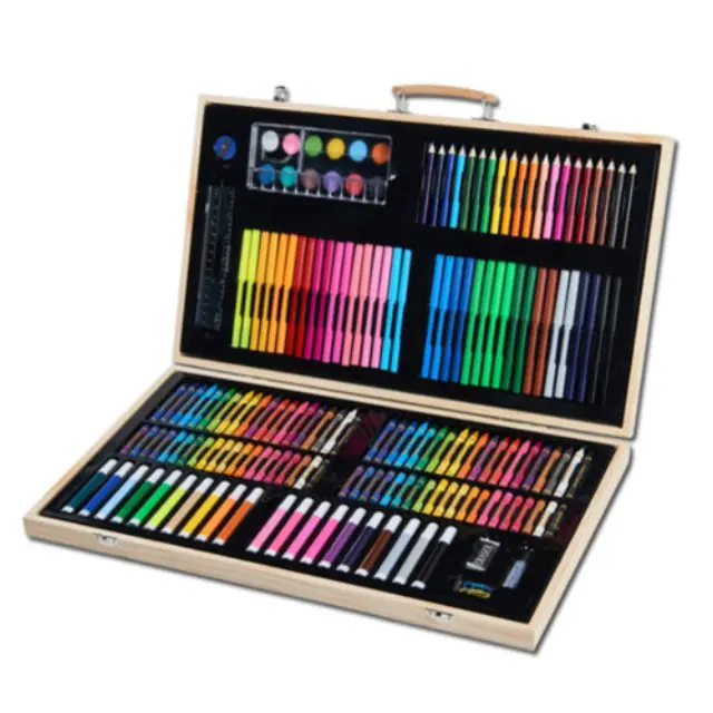Σετ Ζωγραφικής σε Βαλιτσάκι Ξύλινο 47.2x30cm 180τμχ 2SXO135 (GV-180)