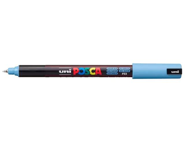 Μαρκαδόρος Σχεδίου Uni Posca PC-1MR με πάχος μύτης 0.7mm - Glacier BluePC-1MR(E) - GLACIER BLUE