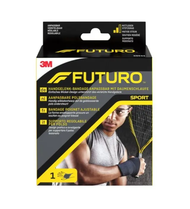 3M Futuro Sport Ρρυθμιζόμενο Περικάρπιο Basic 09033 One Size 1 Τεμάχιο