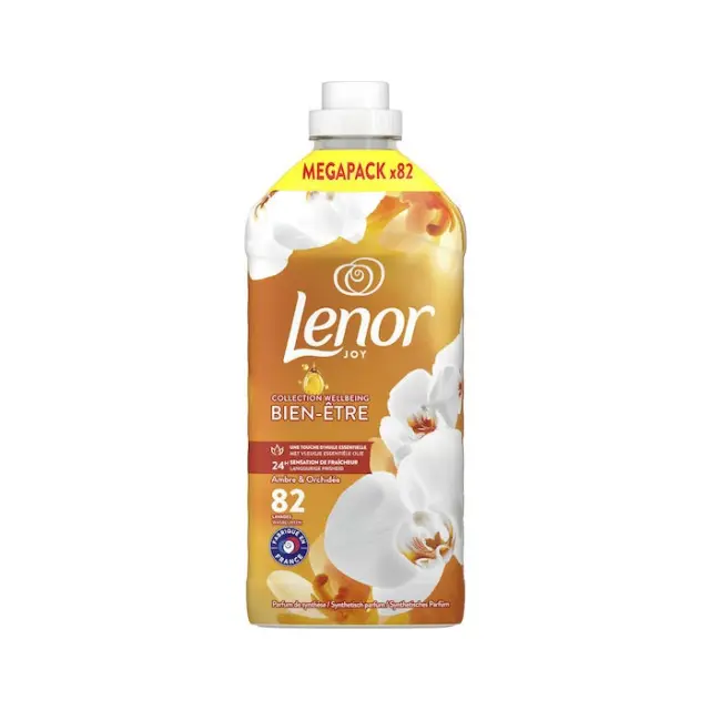Lenor μαλακτικό ρούχων ambre + orchidee 1722 ml 82μεζ