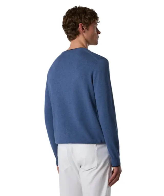 North Sails- Ανδρικό Πουλόβερ Crew-neck sweater 699227-000-0797 Μπλε 3