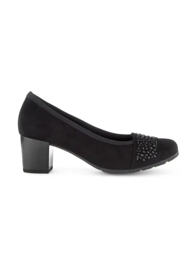 Gabor Γόβες Γυναικείο δέρμα Nubuck Μαύρο GAB/51482 17-SCHWARZ 3