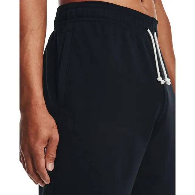 Under Armour Rival Terry Short (1361631-001) - Μαύρο - S 3