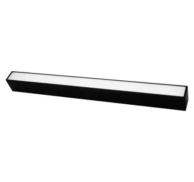 ΦΩΤΙΣΤΙΚΟ LED ΑΛΟΥΜΙΝΙΟΥ ΓΡΑΜΜΙΚΟ ΣΤΕΝΟ 36W 230V 4000K 120cm ΜΑΥΡΟ