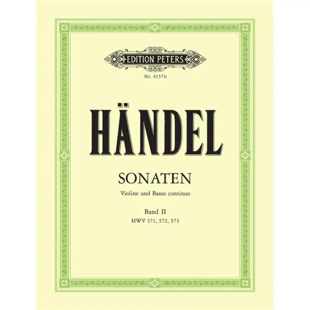 Peters - HANDEL Sonates N.2