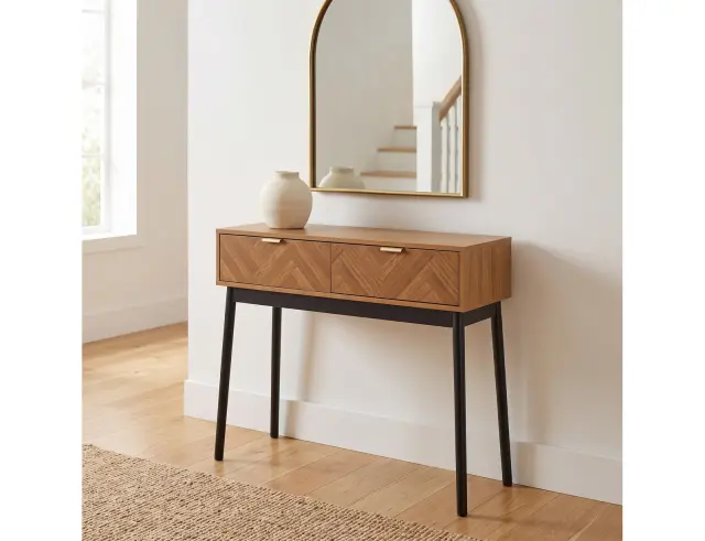 Kονσόλα Εισόδου Felix Home Deco Factory με 2 συρτάρια και διαστάσεις 100x35x80cm HD0301
