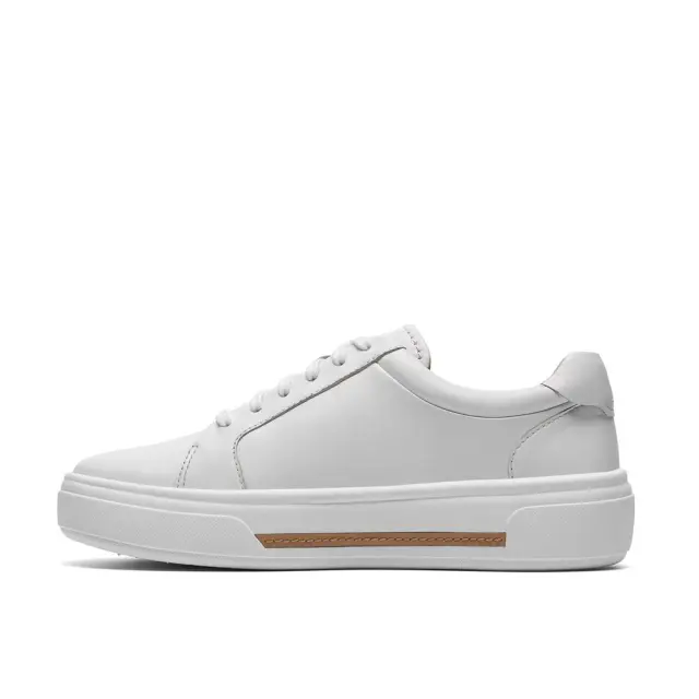 Clarks Hollyrose Zip White White Leather - 41 2