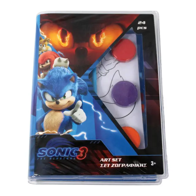 Σετ Ζωγραφικής 24τμχ Sonic the Hedgehog