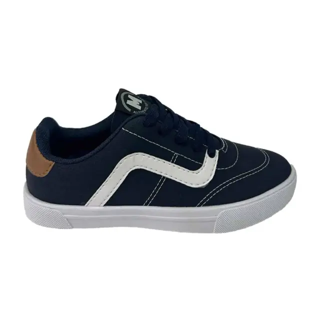 Molekinho Παιδικά Sneakers με Κορδόνια White Line