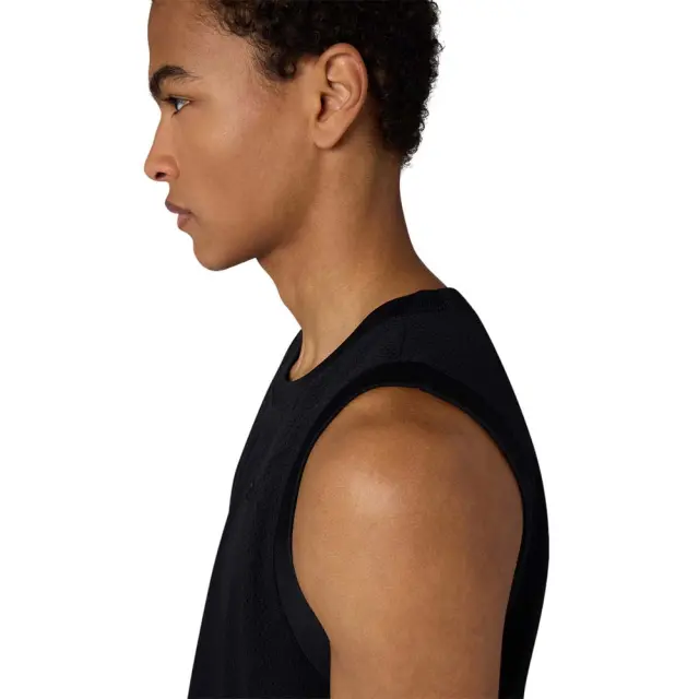Champion Men's Athletic Fit Small Chest Logo Mesh Tank Μαύρο 222174-KK001 (Champion) 3
