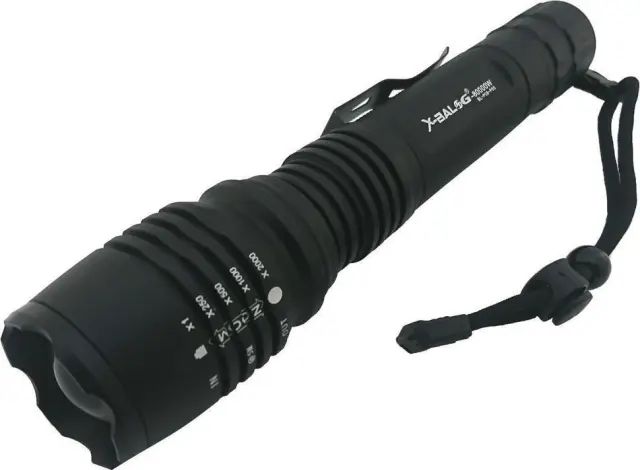 Bailong BL-P08-P50 Επαναφορτιζόμενος Φακός LED Αδιάβροχος με Μέγιστη Φωτεινότητα 1000lm