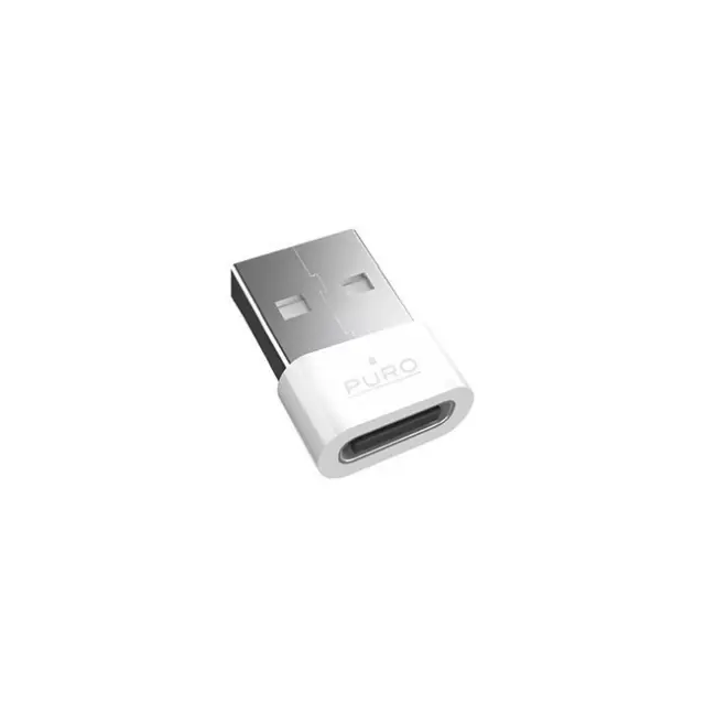 Puro USB-C to USB-A Adapter White